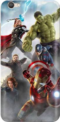 Arcent Back Cover for Vivo V5 Plus/CAPTAIN AMERICA/IRON MAN/AVENGERS/HULK/THOR