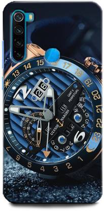 INDICRAFT Back Cover for Mi Redmi Note 8 WATCH, CLOCK, TIME, BLUE LUXURY WATCH, CLASSIC