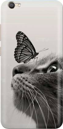 Arcent Back Cover for Vivo Y55S/LOVE/CUTE CAT/FOR GIRLS