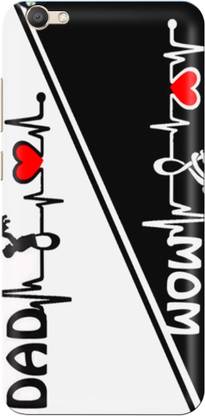 Arcent Back Cover for Vivo Y55S/LOVE/MOM DAD