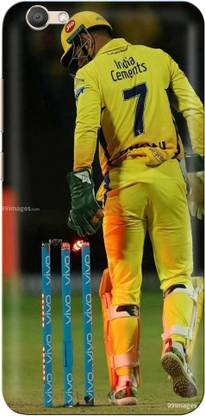 Arcent Back Cover for Vivo Y69/CRICKET/MS DHONI/VIRAT KHOLI