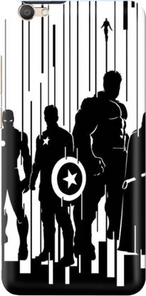 Arcent Back Cover for VIVO Y53/CAPTAIN AMERICA/IRON MAN/AVENGERS