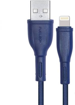FuelBox Lightning Cable 1.5 m Nylon Tough Tested Braided Lightning to USB Cable with Ultra Flexible & Durable Quick Charge & Sync Lightning Cable Compatible with iPad Mini 2/3/ 4/ iPad Pro/iPad Air/iPod (1.5 Meter, Blue)