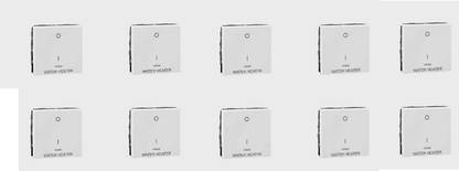 Legrand 572049 2-way double pole switch with indicator & water heater reading 20 AX - 230 V for Home,Kitchen & Office (White,Pack of 10) 20 A Two Way Electrical Switch