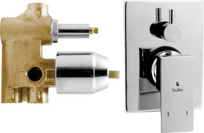 Buko Style Single Lever 5 Way / 3 Inlet Diverter Complete Set Quadrate Diverter Faucet