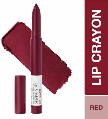 MAYBELLINE NEW YORK Super Stay Crayon Lipstick, 55 Make it Happen 1,2g