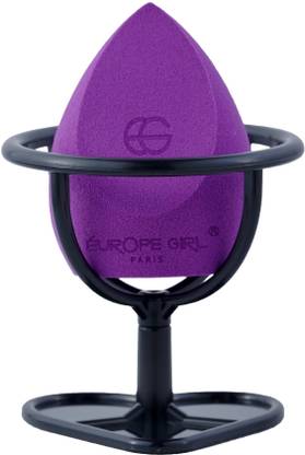 Europe Girl BEAUTY BLENDER WITH STAND (PURPLE)