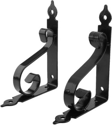 Maxxlite 2pcs Metal Heavy Duty Wall Hanging Shelf Bracket L Shaped Angle Bracket Corner Braces 15cm x 12cm Shelf Bracket