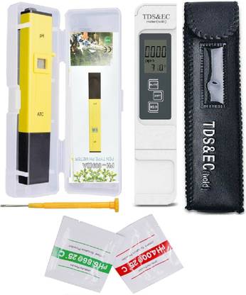 Techtest Tds Meter Water Quality Tester Ec with Ph Meter Water Purity Digital Portable Pen Type Ph Meter Tester with Ec for Water Testing Purity Measurement Tds and Temperature (3 in 1) Meter, Tester, Atc Function, 1ppm Resolution, 0-9990 Ppm (Pack of 2) Tds Meter and Ph Meter, Water Tds Meter, Water Ph and Tds Meter, Tds Water Tester, Water Tds Metre, Ph Meter for Water Testing, Water Testing Meter, Digital Tds Meter, Water Purity Tester, Water Tester, Water Quality Tester, Water Ph Tester, Water Tds Meter, Water Purifier Tds Meter, Tds and Ph Meter, Water Test Kit, Digital TDS Meter