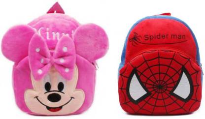 DEEPP COLLECTION butterfly and spider man bag combo School Bag