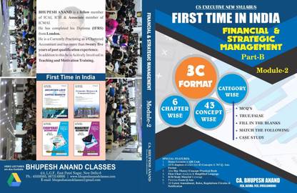 CS EXECUTIVE NEW SYLLABUS FINANCIAL & STRATEGIC MANAGEMENT PART - B OBJECTIVE TYPE BOOK