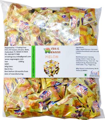 Veg E Wagon Melon Candy 1000 Gm In Packet Melon Candy