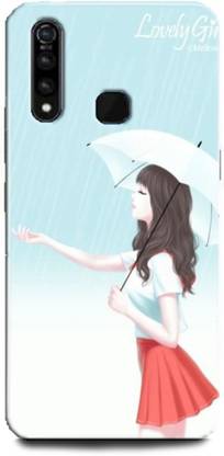 WallCraft Back Cover for Vivo Z1Pro / Vivo 1951 GIRL, ANIME, PINK, LOVELY GIRL, CARTOON, CUTE GIRL, DOLL