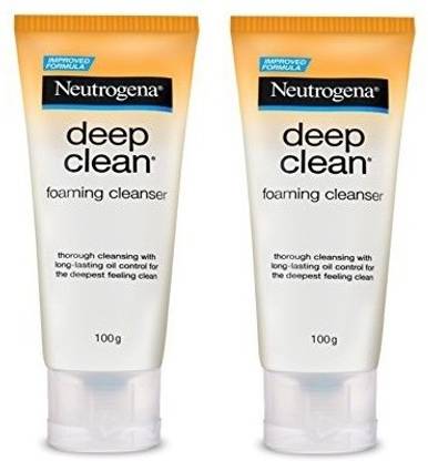 NEUTROGENA Dermatologist Tested Deep Clean Foaming Cleanser Face Wash