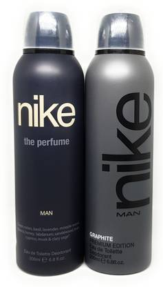 NIKE THE PERFUME MAN + GRAPHITE MAN Deodorant Spray  -  For Men