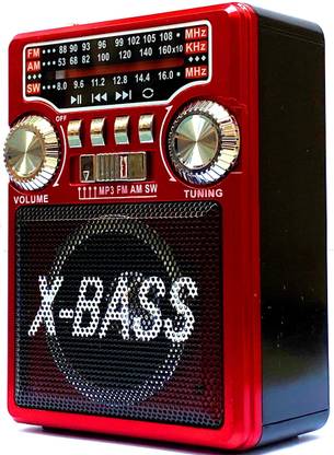 CRETO YG-331URT Multimedia 3 BAND AM/FM/SW Analog Tuning World Receiver with LED Torch FM Radio