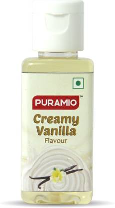 PURAMIO Creamy Vanilla Flavour Vanilla Liquid Food Essence