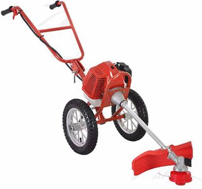 Sauran Hand Mover Grass Cutter Machine with Wheel 2 Stoke Fuel Grass Trimmer