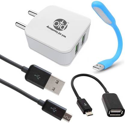 OTD Wall Charger Accessory Combo for HTC Desire 826, HTC Desire 826x, HTC Desire 828 Dual SIM, HTC Desire 830