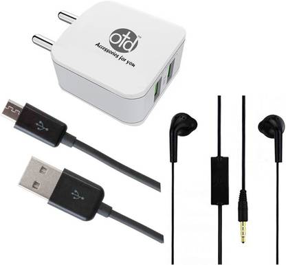 OTD Wall Charger Accessory Combo for Asus Zenfone Go 5.0 LTE T500, Asus ZenFone Go ZB500KL, Asus Zenfone Go ZB551KL, Asus ZenFone Go ZB552KL