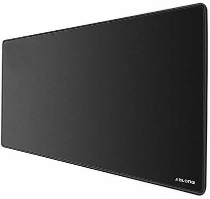 JIALONG Gaming Mouse Pad Large Xxl (900X400X3Mm) Thick Extended Mousepad Office Desk Mat With Smooth Cloth Surface, Improved Precision And Speed Designed Black Mousepad
