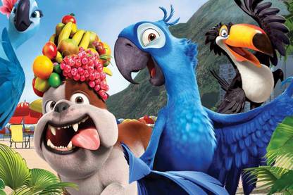 Rio Movie Poster Cartoon Poster High Resolution 300 Gsm 12 X 18 Paper Print Animation Cartoons Posters In India Buy Art Film Design Movie Music Nature And Educational Paintings Wallpapers At Flipkart Com
