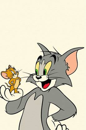 Tom And jerry Poster | cartoon poster| High Resolution - 300 GSM - (12 X 18) Paper Print