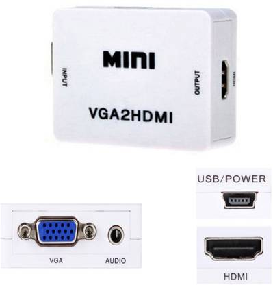 TERABYTE MINI VGA2HDMI UP Scaler 1080P HD Video Converter Media Streaming Device