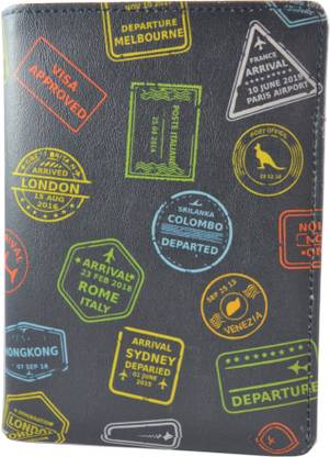 Adaamya Immigration Stamp Passport Cover ( Wallet )