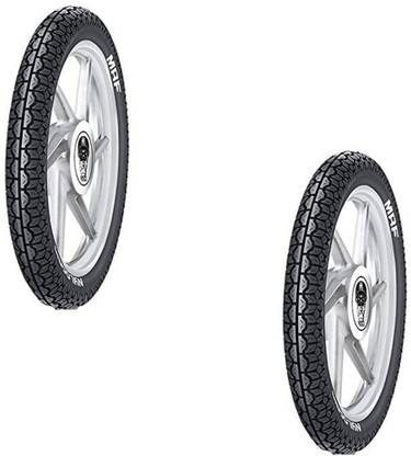 MRF whel-40 100-80-17-05 Front & Rear Two Wheeler Tyre