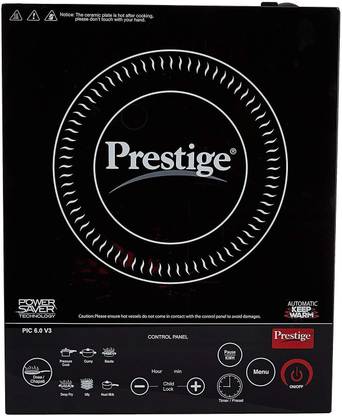 Prestige 2000 W Induction Cooktop Touch Panel