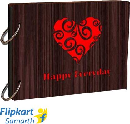 Paper Plane Design Loved Ones Craft Scrapbook Photo Book Wooden Photo Album/Happy everyday Album