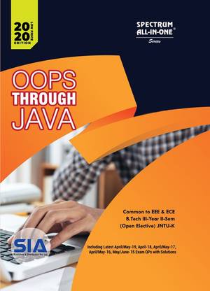 OOPS Through JAVA (Open Elective) B.Tech III-Year II-Sem (Common To ECE & EEE) JNTU-(KAKINADA), Low Price 2020 Edition
