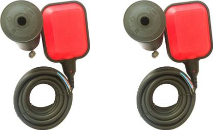 MEGAFLOW 220/230/250 Volts, IP 67 Float Switch Sensor for Water Level Controller with 2 Meter Wire: Select NO/NC Pack of 2 Wired Sensor Security System