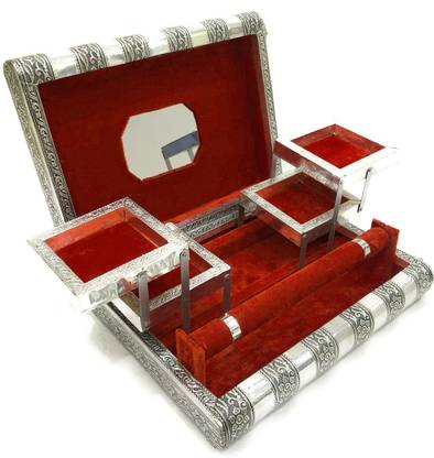 NAVRANG Jewelry Box , Wedding Gift Box, Vanity Box, Rakhi Gift, Jewellery Organizer, Trinket Box , Jewellery Storage Box, Make up Box,Churi Box, Bangle Box jewellery Vanity Box