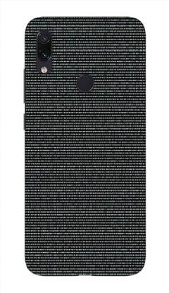 FULLYIDEA Back Cover for Xiaomi Redmi Note 7, Xiaomi Redmi M1901F7G, LANGUAGE, PROGRAMMER, ENGINEER, 1010, TECHNICAL