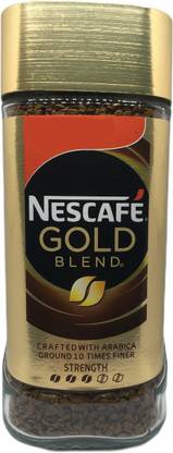 Nescafe GOLD Blend Crafted With Arabica Ground 10 time Finer Strength Instant Coffee