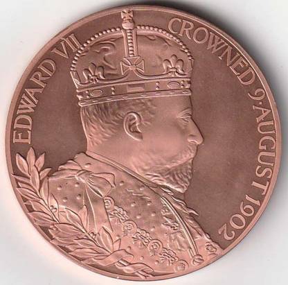GOLDEN ARTS Crowned 1902 - Edward VII Extremely Rare Coin Medieval Coin Collection