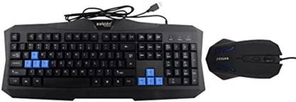 zebion ERGO BLUE MOON KEYBOARD Wired USB Standard Desktop Keyboard Compatible with Desktop, Laptop, Mac