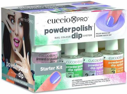 Cuccio Pro Powder Polish Dip Starter Kit Clear