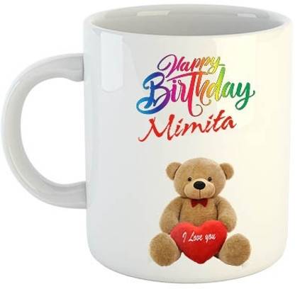 Midas Craft Mimita Happy Birthday 03 Ceramic Coffee Mug