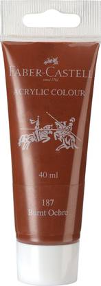 FABER-CASTELL Acrylic 40ml Tube - Burnt Ochre 187