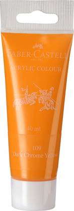 FABER-CASTELL Acrylic 40ml Tube - Dark Chrome Yellow 109