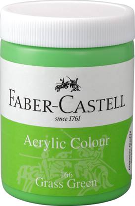 FABER-CASTELL Acrylic 140ml Jar - Grass Green 166