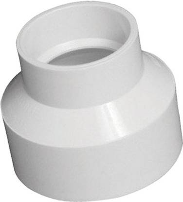PRINCE UPVC Reducer Socket Pipe Fitting Size : 2 x 1 1/2 Inch 2-Way Reducer Pipe Joint