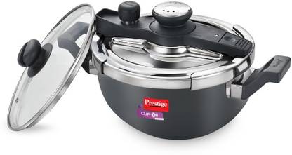 Prestige Svachh Clip on Kadai 3.5 L Outer Lid Induction Bottom Pressure Cooker