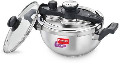 Prestige Svachh Clip on (20232) Kadai 3.5 L Outer Lid Induction Bottom Pressure Cooker