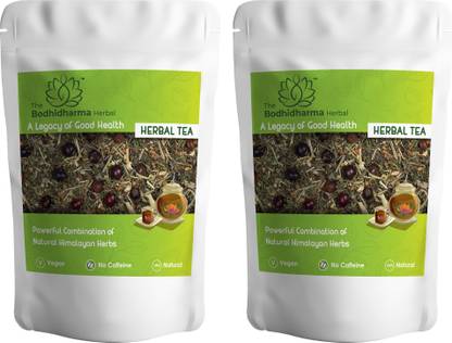 The Bodhidharma Herbal A Legacy Of Good Health Herbal Tea For Weight Loss, Arthritis Patient, Sugar Patient-Pack Of 2 (100 Gm) Lemon Grass Herbal Tea Pouch