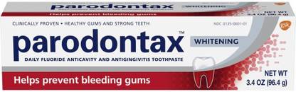 Parodontax Whitening Toothpaste for Bleeding Gums, 3.4 Ounce Toothpaste