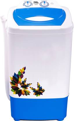 RGL 6.5 kg Semi Automatic Top Load Washing Machine White, Blue